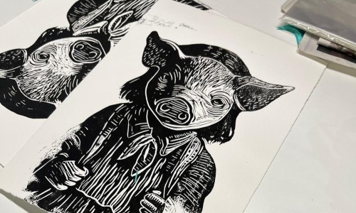 Découvrez l'art de la linogravure