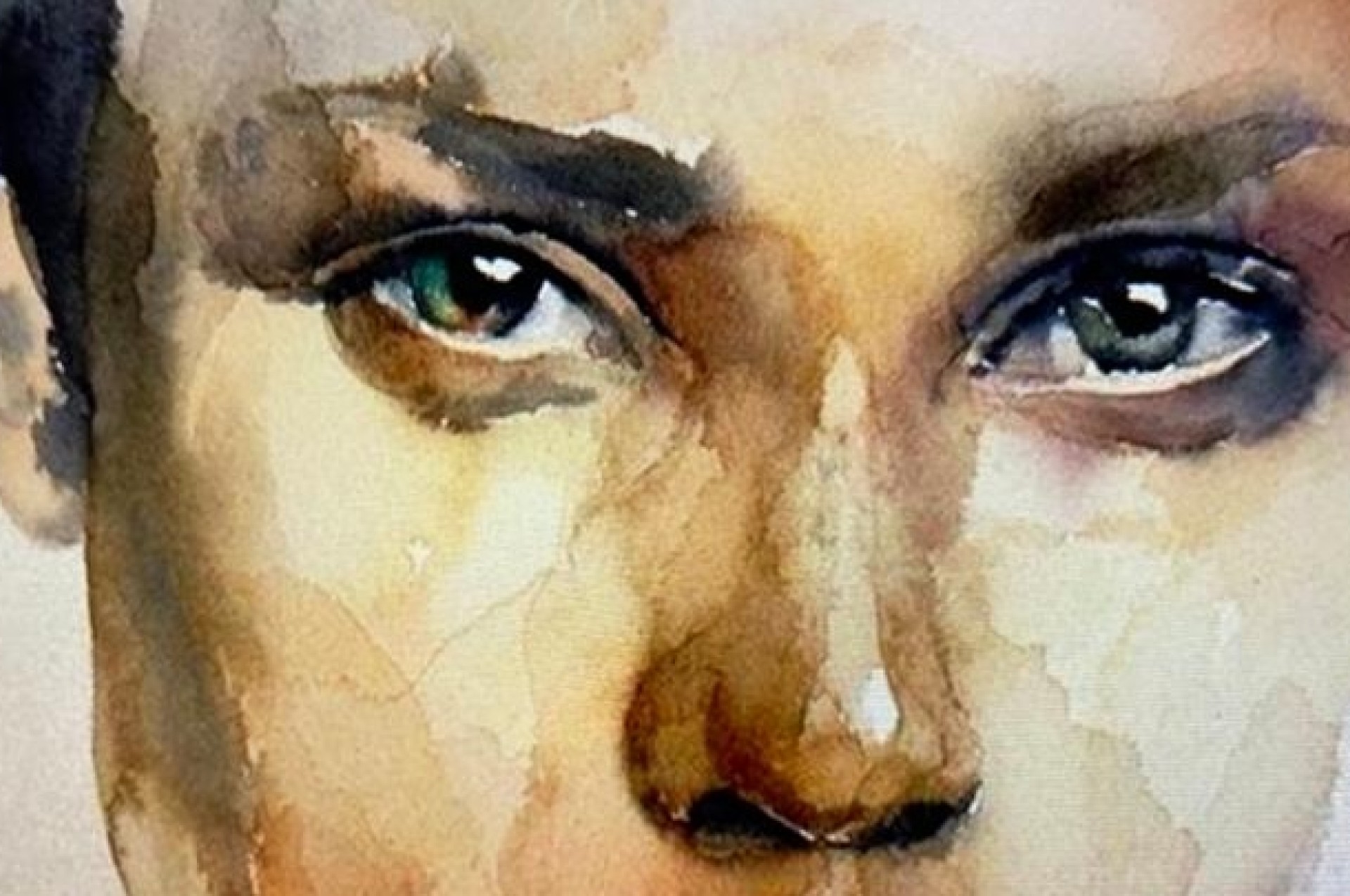 Le portrait d’après modèle vivant en dessin et aquarelle